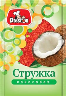 Pr.PRESTON Кокосовая стружка Розовая 40гр  1*20