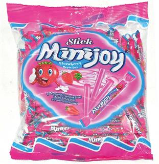 ТАЯШ Конфеты MINIYUM жевательные палочки Клубника /пак.700гр./ 1*12