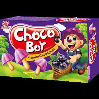 Орион Печенье ЧОКО-БОЙ черная смородина 45гр  1*30