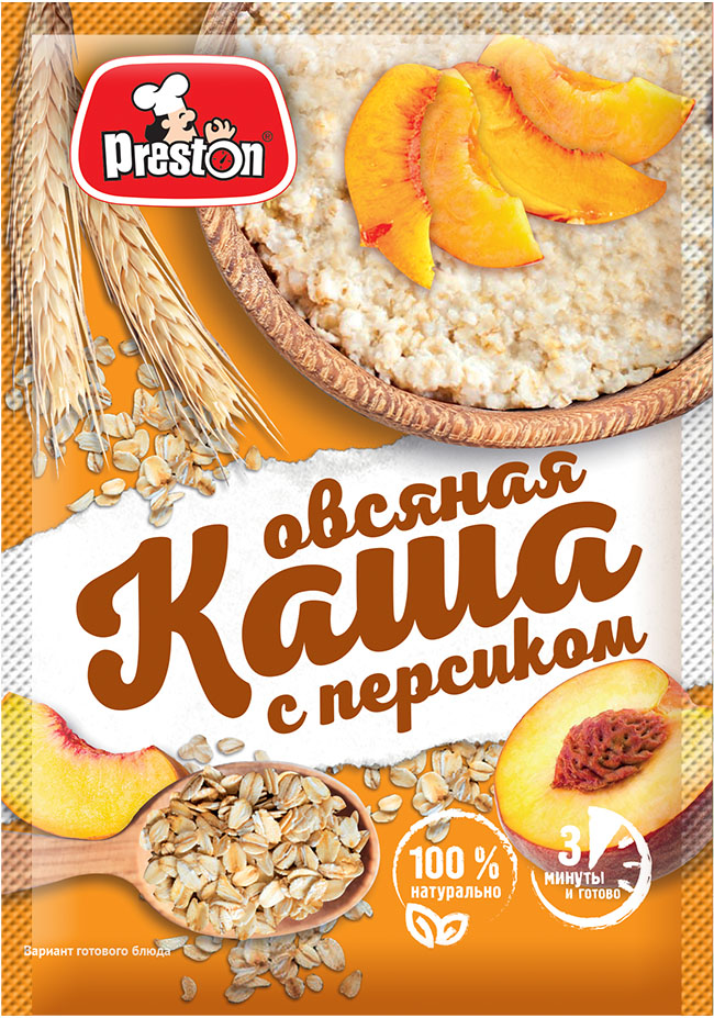 каша персик