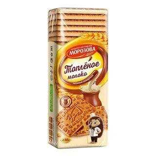 МОРОЗОВО Печенье сахарное ТОПЛЕНОЕ МОЛОКО фас.430гр.  1*25