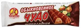 СЛАВЯНКА Батончик ОБЫКНОВЕННОЕ ЧУДО шоколадное 55гр.  1*24