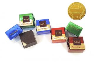 АТАГ Конфеты ЖЕНСКИЙ ПРОТЕСТ пралиновые (квадрат) ТВ 1*3