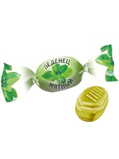 НК Карамель ЛЕДЕНЕЦ КЛАССИЧЕСКИЙ леденцовая Мятный /пак.1кг/ 1*6
