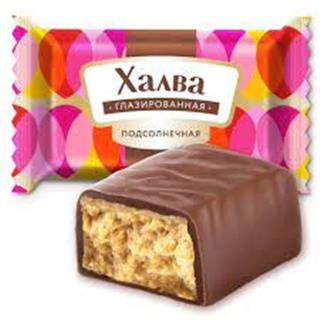 АЗОВ Конфеты Халва ПОДСОЛНЕЧНАЯ глазир.ф/пак.  1*3