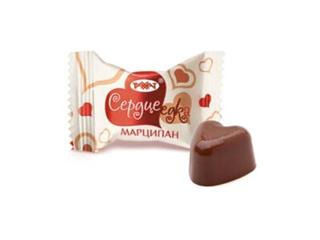 РАХАТ Конфеты СЕРДЦЕЕДКА МАРЦИПАН с начинкой  1*3