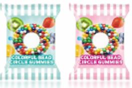 Конфеты Китай Crispy ring soft Candy жев.марм.Хрустящее кольцо фас.500гр. 1*20