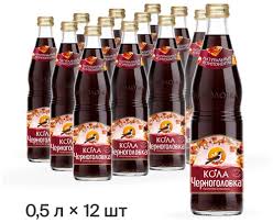ЧЕРНОГОЛОВКА Напиток газированный 0,5л КОЛА ст/бут   1*12
