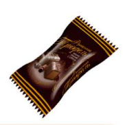 НОВОСИБИРСК Конфеты ФРАНЦУЗСКИЙ ТРЮФЕЛЬ шоколадно-ореховая в шок.глазури 1*3