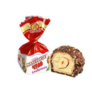 СЛАВЯНКА Конфеты МАЛЕНЬКОЕ ЧУДО Сливочное вафельные /пак.1кг./ 1*4