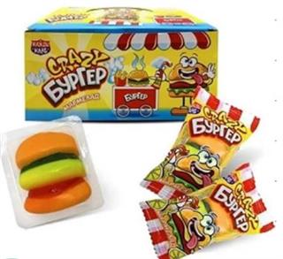 КАНДИ-КЛАБ CRAZY БУРГЕР Мармелад 10гр  12*48