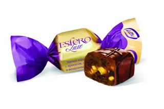 КОНТИ Конфеты ESFERO LUXE Мягкая кар с арах, изюмом и возд.рисом комбинированные /пак 500гр/ 1*10