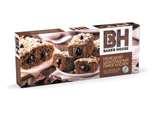 РКК BARKER HOUSE Пирог KUCHEN Немецкий шоколадный 350гр  1*8