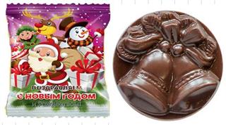 ЛЮСИ Конфеты НГ КРИСМАС ЧОКО НОВОГОДНЯЯ КОМПАНИЯ вкус карамели  1*2