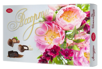 ЛЮСИ Набор конфет 200гр НЕЖНЫЙ БУКЕТ ОТ ЛЮСИ 1*10