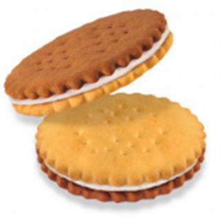 КИО Крекер сэндвич КРЕМДЕЛИСС Шок-сливочная нач.   1*3,1