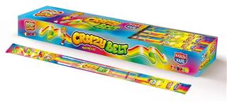 КАНДИ-КЛАБ CRAZY GUMMY CRAZY BELT Кислый ремешок Тутти-фрутти 59см 15гр  12*54 КАНДИ-КЛАБ CRAZY GUMMY CRAZY BELT Кислый ремешок Тутти-фрутти 59см 15гр  12*54