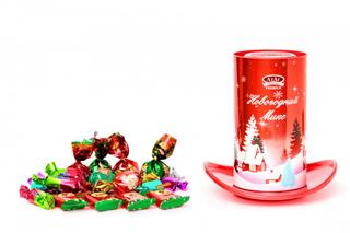 АТАГ Набор конфет 200гр НОВОГОДНИЙ МИКС (ЦИЛИНДР) 1*12