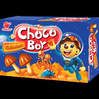 Орион Печенье ЧОКО-БОЙ КАРАМЕЛЬ 45гр  1*30