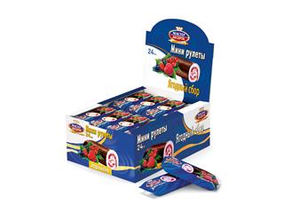 РКК Мини-рулет МАСТЕР ДЕСЕРТА 35г Ягодный сбор   1*24