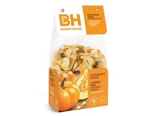 РКК BARKER HOUSE Хлебцы с семенами тыквы, оливковым маслом и морской солью 250гр  1*7