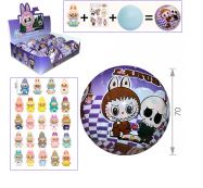 Игрушка ЛАБУБУ Шар сюрприз 7см коллекция-3 с игр.и сюрпризом   1*12