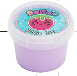 Игрушка Слайм СТЕКЛО Butter фиолетовый 65гр  1*1