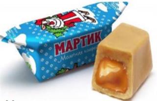 СВИТЛАЙФ Конфеты неглазир. МАРТИК помадная /пак.1кг/ 1*4