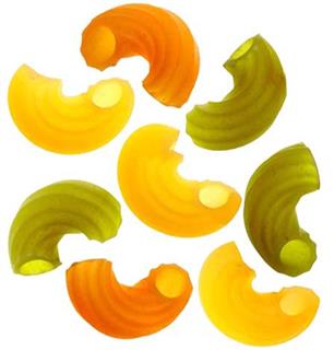 ДОБРОДЕЯ Макаронные изделия ЗАВИТОНЫ овощ.(RICCIOLI RIGATЕ) с томатом и шпинатом 400гр  1*20