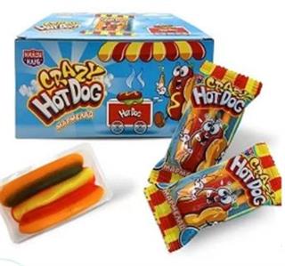 КАНДИ-КЛАБ CRAZY HOT DOG Мармелад 10гр  12*48 КАНДИ-КЛАБ CRAZY HOT DOG Мармелад 10гр  12*48