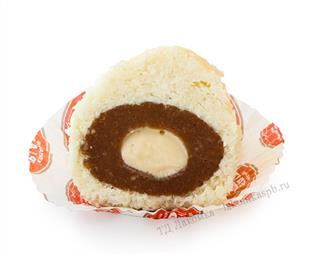 РЕАЛ Пирожное песочное СНЕЖОК с начин.в кокос.стружке  1*2