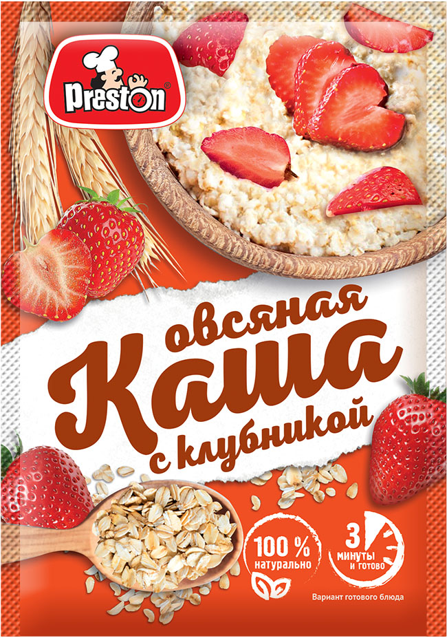 каша клубника