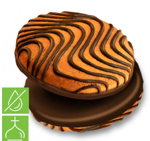 -19% КИО Печенье глазиров АПЕЛЬСИН   1*3