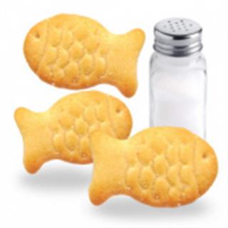 КИО Крекер ЗДРАВА СТАЙКА РЫБОК С СОЛЬЮ   1*5