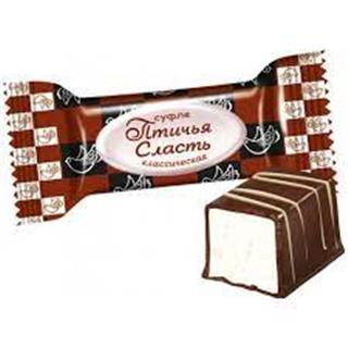 СЛАВЯНКА Конфеты ПТИЧЬЯ СЛАСТЬ суфле /пак*1кг/ 1*5