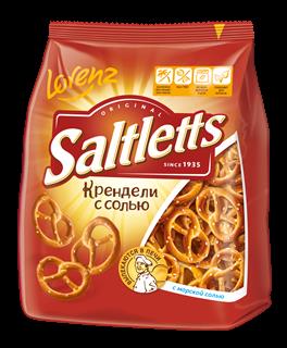 LORENZ Крендель с солью "Saltletts" 150гр  1*24
