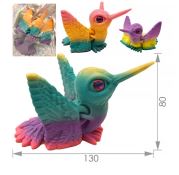 Игрушка 3D КОЛИБРИ 13см в пак   1*1