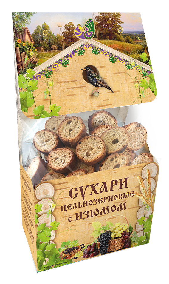 сухари коробка