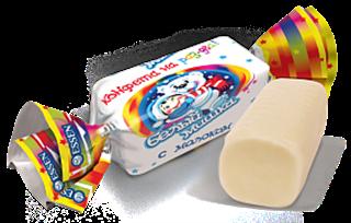 -25% АКЦИЯ ЭССЕН Конфеты БЕЛЫЙ МИШКА неглазир жевательные фас.500гр 1*7