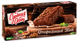 ЧЕРЕМУШКИ Пирог ТРЮФЕЛЬНЫЙ ПАЙ 380гр  1*8