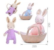 Игрушка Мягкая ЗАЙКА В ЛУКОШКЕ 25см   1*1