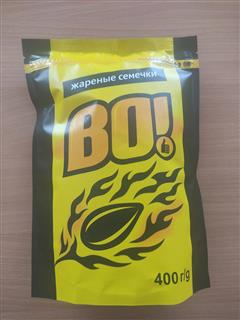 Семечки подсолн жареные "ВО" 400гр (В3)  1*12