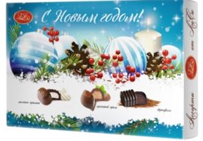 ЛЮСИ Набор конфет 200гр НГ НОВОГОДНИЕ ШАРЫ от Люси 1*10 ЛЮСИ Набор конфет 200гр НГ НОВОГОДНИЕ ШАРЫ от Люси 1*10