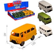 Игрушка МАШИНКА УАЗ БУХАНКА откр.двери   1*12
