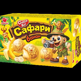 Орион Печенье ЧОКО-БОЙ Сафари Банана 39гр  1*30