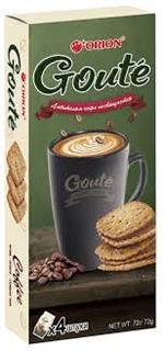 -25% Орион Печенье GOUTE Coffe 72гр  1*16