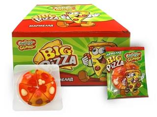 КАНДИ-КЛАБ CRAZY GUMMY. BIG PIZZA Жев.мармелад 16гр  12*36