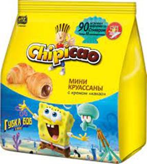 ЧИПИКАО Круассаны 50гр МИНИ КАКАО   1*21