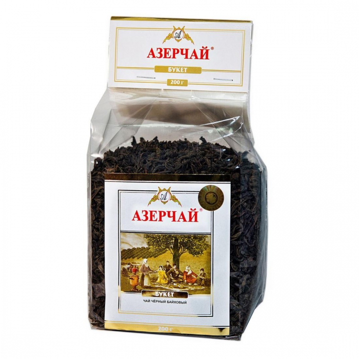 АЗЕРЧАЙ Чай черный лист. БУКЕТ прозрач.упак 200гр  1 8 19.05.2023 12 49 08