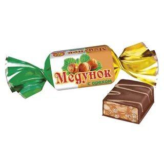 СЛАВЯНКА Конфеты МЕДУНОК грильяжные Орех /пак.1кг./ 1*6